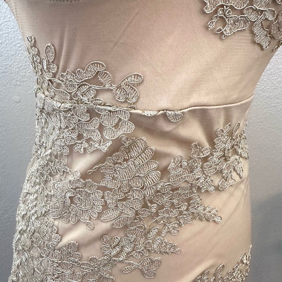 Elegant Windsor Cream Lace Gown NWT - Picture 5 of 10